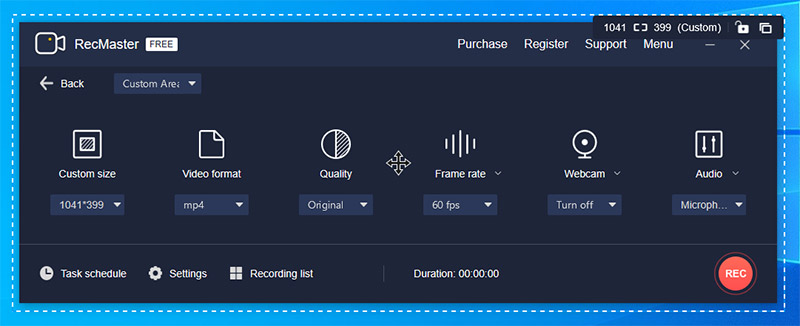 RecMaster Custom Screen Record